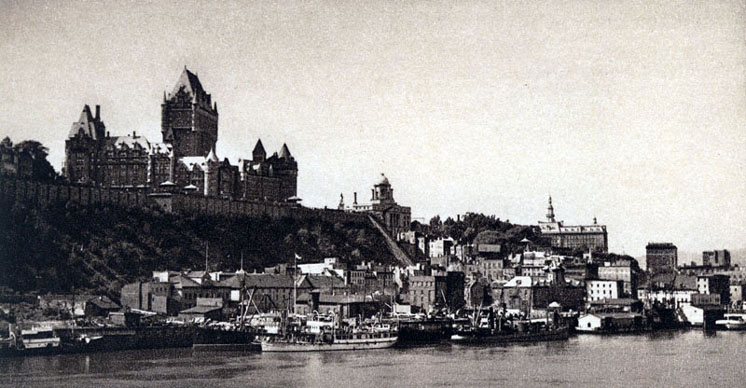 Quebec Harbour, circa 1900